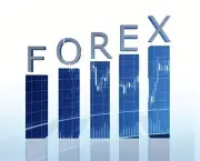forex text and business graph