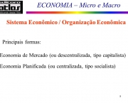 Sistemas de Organizações Econômicas Centralizadas e Descentralizadas (8)