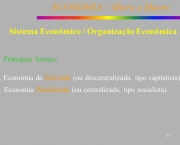Sistemas de Organizações Econômicas Centralizadas e Descentralizadas (9)