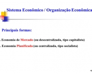 Sistemas de Organizações Econômicas Centralizadas e Descentralizadas (14)