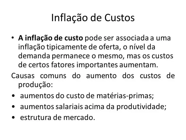 Tipos de Inflação Existentes e Como Funciona Economia Cultura Mix