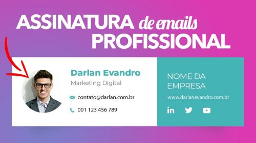 Ilustração de Assinatura de E-mail