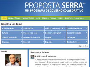 Programa de Governo de Serra 2010