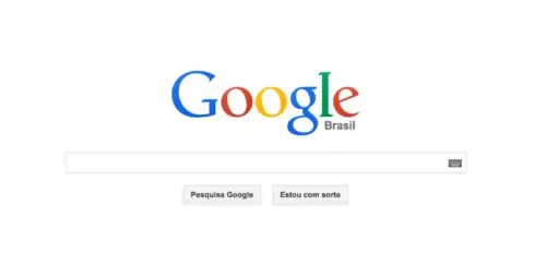 Pagina Inicial do Buscador Google 