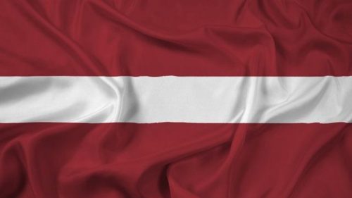 Bandeira da Letônia 