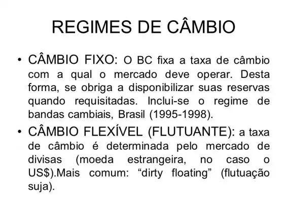 Regime Cambial Brasileiro Atualmente E História Economia Cultura Mix 2187