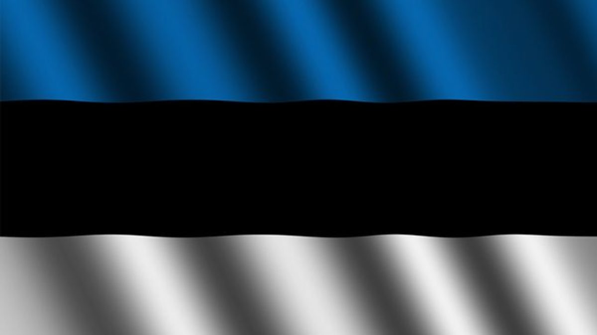 Bandeira da Estônia 