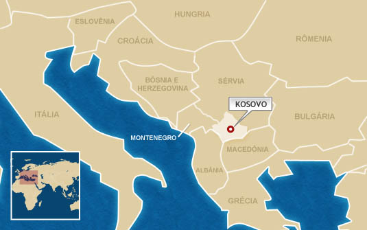 Kosovo no Mapa 