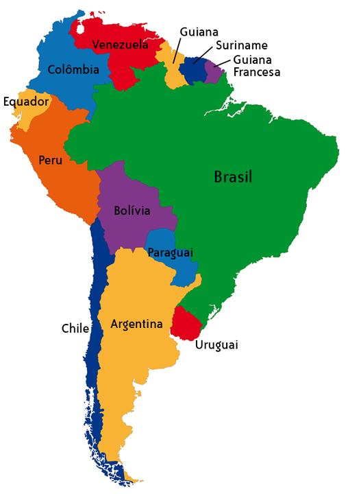 Países da América do Sul 